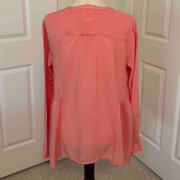 Anthropologie Maeve Laiken Henley Blouse Size 12 - Picture 5 of 8
